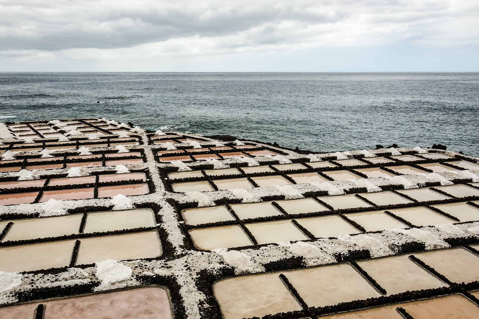 Las Salinas De Fuencaliente On The Island Of La Palma Canary Islands